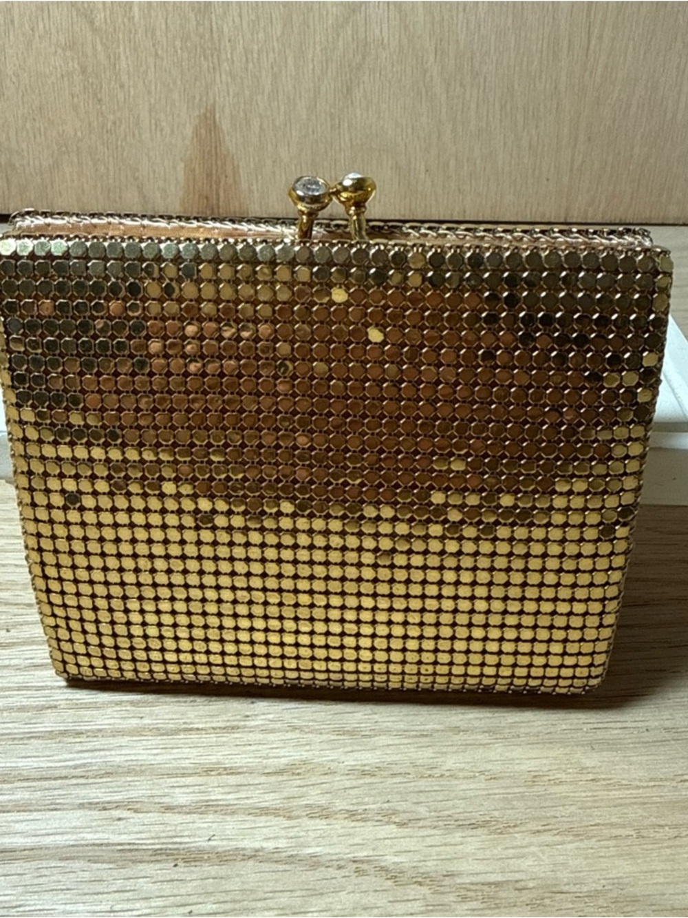 Vintage Gold Mesh coin purse